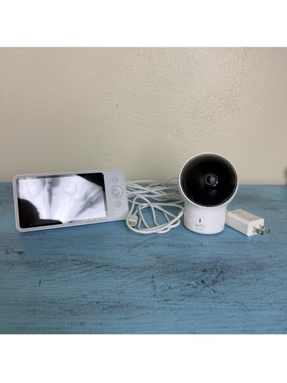 Eufy Security Video Baby Monitor 720P With Camera & Display Screen White